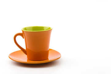 Isolated Orange mug