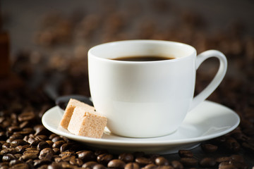 cup of black coffee