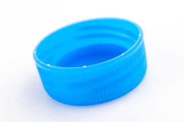 Plastic bottle cap isolated on white background