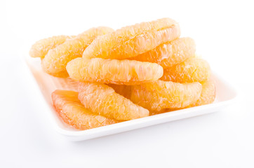 Grapefruit isolated on white background