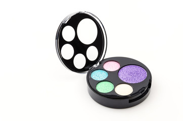 Isolated eye shadow makeup