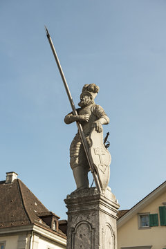 Winkelriedbrunnen in Stans, Nidwalden, Schweiz