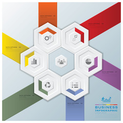 Modern Hexagon Business Infographic