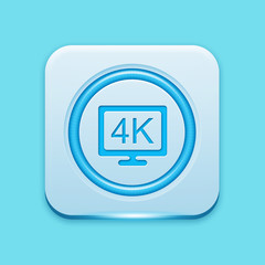 Blue icon edge light