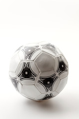 Naklejka premium Soccer ball isolated white background