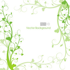 Fototapeta na wymiar Floral pattern background spring vector illustration
