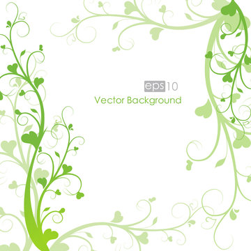 Floral pattern background spring vector illustration