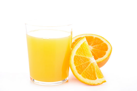 orange juice isolated