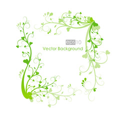 Floral pattern background spring vector illustration