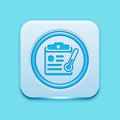 Blue icon edge light