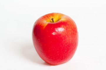 Pommes jazz sur fond blanc