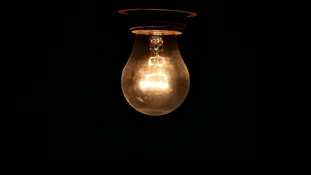 lamp bulb turns ON OFF