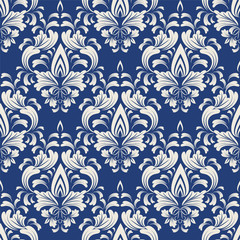 seamless wallpaper.damask pattern.floral background