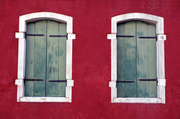 Antique Windows in Venice