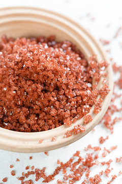 Red salt from Hawaii
