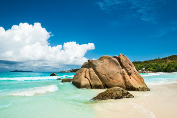 Obraz premium Anse Lazio beach, Praslin island, Seychelles