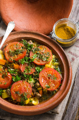Gemüse-Tajine mit Kartoffeln