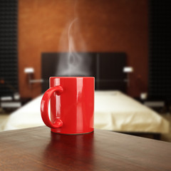 red mug