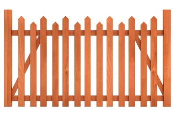 realistic 3d render of fence