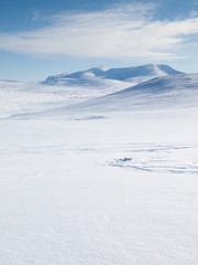 winter mountain landscape