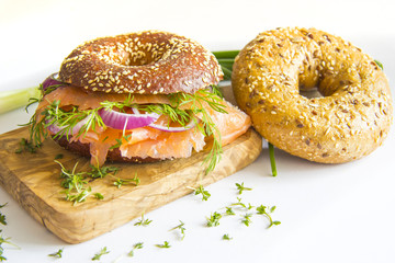 Bagel belegt