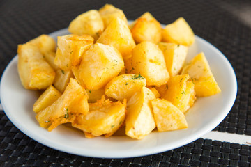 Homemade baked sweet potato