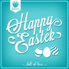 Happy Easter vintage card