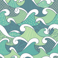 Sea seamless pattern - 62970543