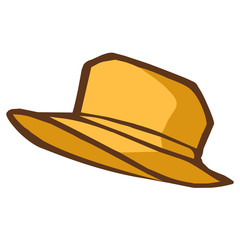hat isolated illustration