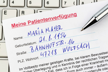Patientenverfügung