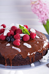 Vegan chocolate cake