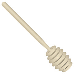Wooden Honey Dipper