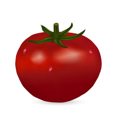 Tomato isolated on white background