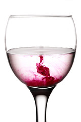 pink fluid