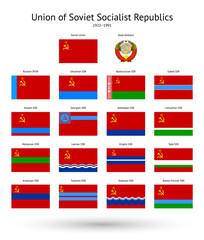 Soviet Union (USSR) Flags Collection.