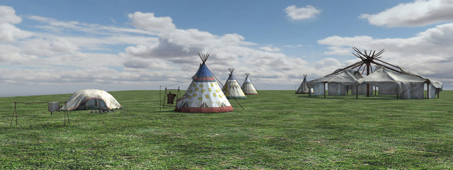 Native American Village © photosvac