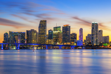 Fototapeta na wymiar Słynnego miasta Miami
