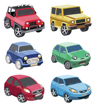 set of cars