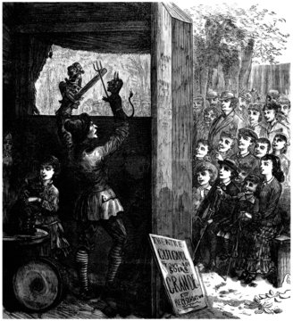 Trad. Puppet-Show - Guignol - end 19th century