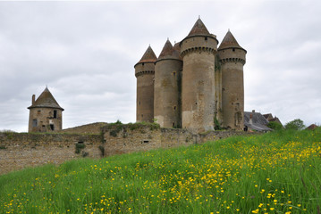 Castle in Sarzay, France © tinabelle