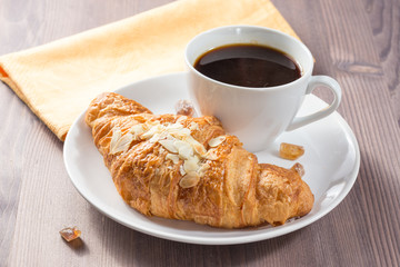 Fresh baked croissants
