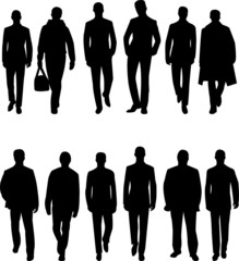 collection of fashion group - vector