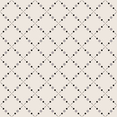 Vector seamless pattern. Repeating geometric tiles with rhombus