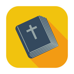 Fototapeta premium Bible single icon.