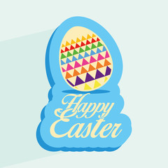 Happy Easter Template For A Card