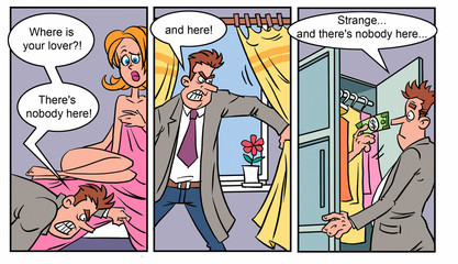 Adult comics strip 1