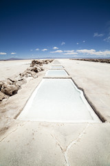 Salt extraction pools