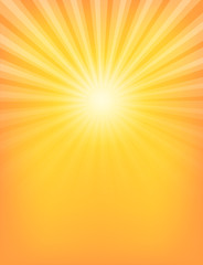 Empty Sun Sunburst Pattern