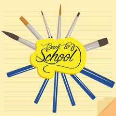 Set Of Stylish Cartoon Different Pencils