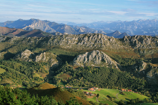 Viewpoint of Fito, view of the Picos de Europa